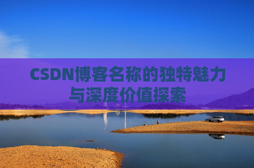 CSDN博客名称的独特魅力与深度价值探索